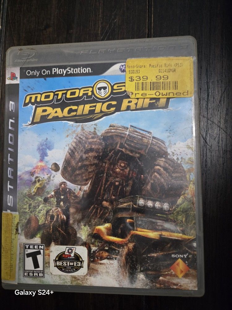 Playstation 3. Motor Storm: PACIFIC RIFT Game.