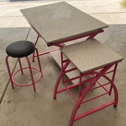 2 Piece Kids Drafting/Writing Desk