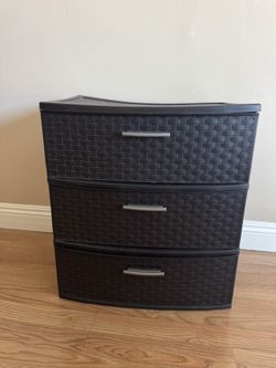 3 Drawer Plastic Container