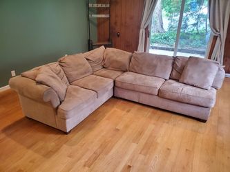 Microfiber Sectional Convertible Sofa