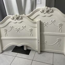 Twin White Bed Beautiful 