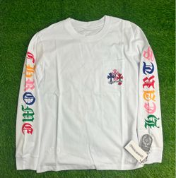 CH White MultiColor Long Sleeve