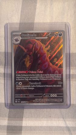 Scolipede Illustration Rare: Black Bolt
