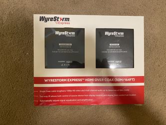 WyreStorm EXP-EX-COAX-50 1080P HDMI Over COAX Extender Kit with 2-Way IR - 164'