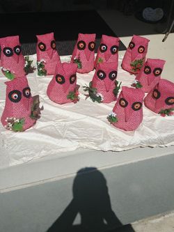 Fabric Owl Decor