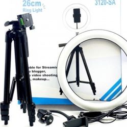 10 Inch Ring Light With Stand 