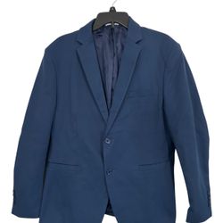 Men’s Navy Blazer Coofandy Size XL New 2 Button Suit Jacket