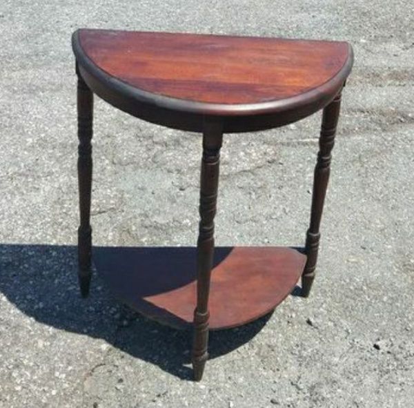 Antique Half Moon Table For In Graham Nc Offerup Antique Half Moon Table