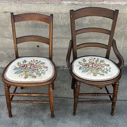 Two antique chairs