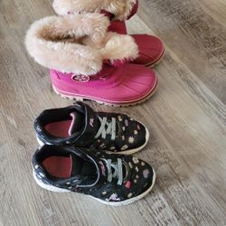 Kids Gym Shoes And Winter Boots