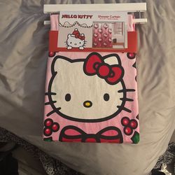 Hello Kitty Christmas Shower Curtain 