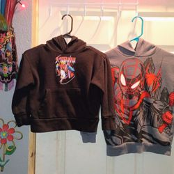 2 Spiderman Hoodies