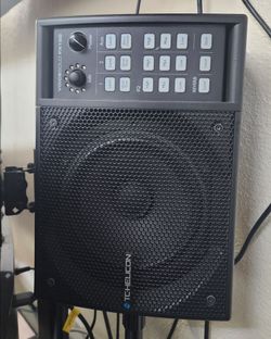 A Pair of TC Helicon VoiceSolo FX 150 Personal PA & Monitor