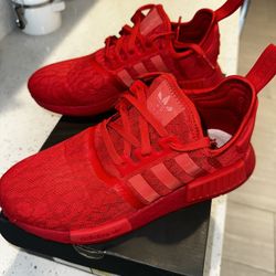 Adidas NMD R1 Triple Red Sz 8 Womens 