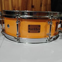 Fiberglass Snare Drum..Bello Custom 5.5 X14  In As New Cond!!!Handmade In Pennsylvania..