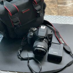 Canon Camera With Accessories Eos Rebel T7