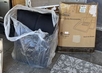 Pyle Car Vehicle Curbside Driveway Ramps(set of 2) - 4ft Heavy Duty Rubber Threshold Bridge Tracks Curb Ramps, (for Car, Truck, Scooter, Bike, Motorcy