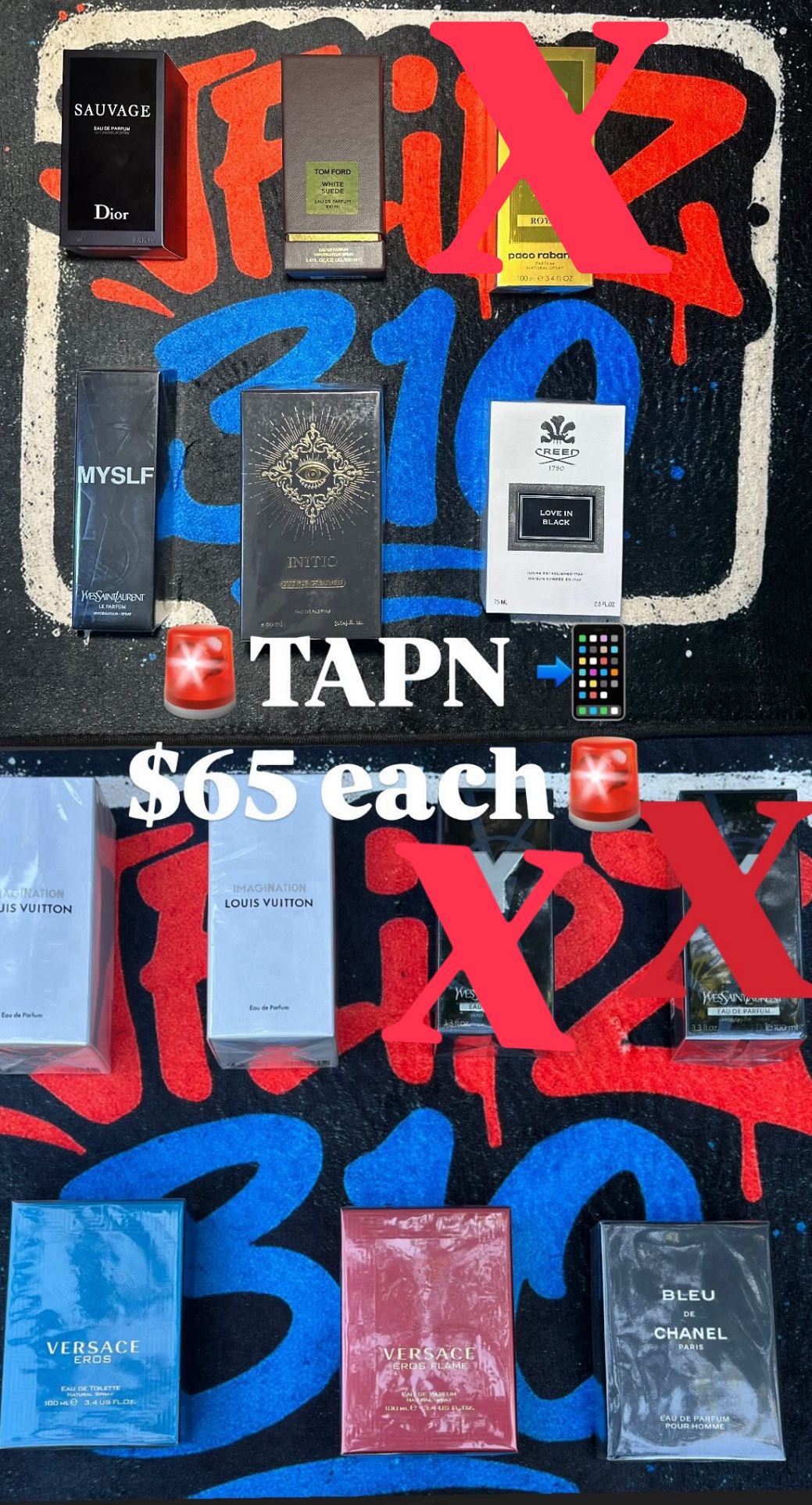 Colognes For Sale $65 Each