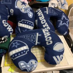 Homemade Dallas Cowboys Neck Pillows