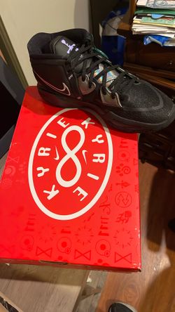 Nike Kyrie infinity Black Metallic Silver Shoes