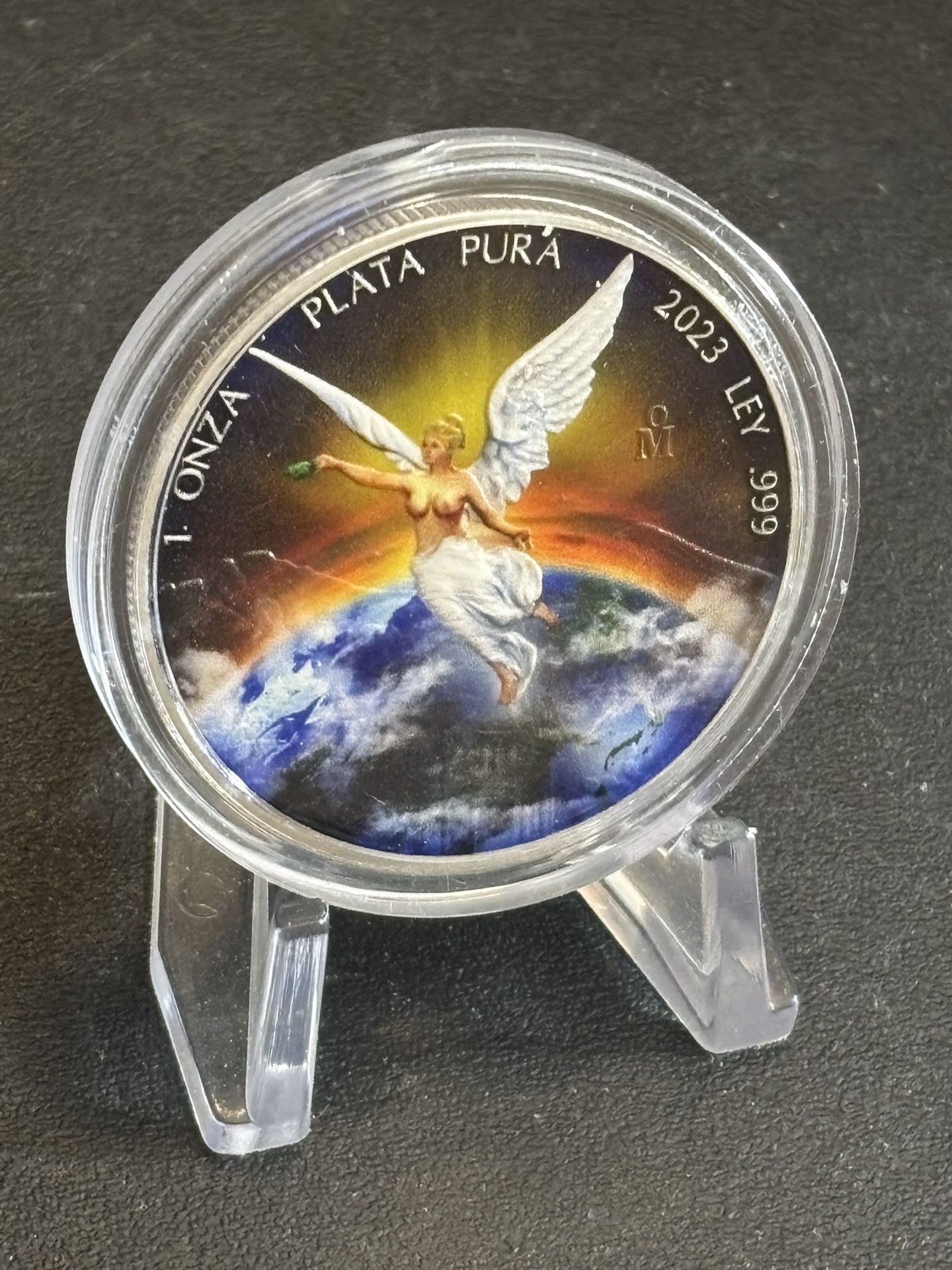 2023 Colorized Libertad 1 Ounce Pure Silver Plata Pura