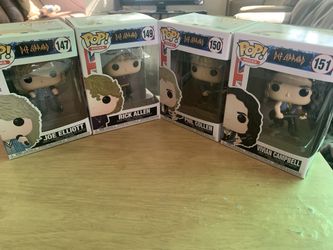 Funko Pop Def Leppard Set ( No Rick Savage)