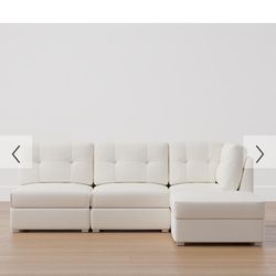 Pottery Barn Burnett L-Shaped Sectional Set with Storage (96")