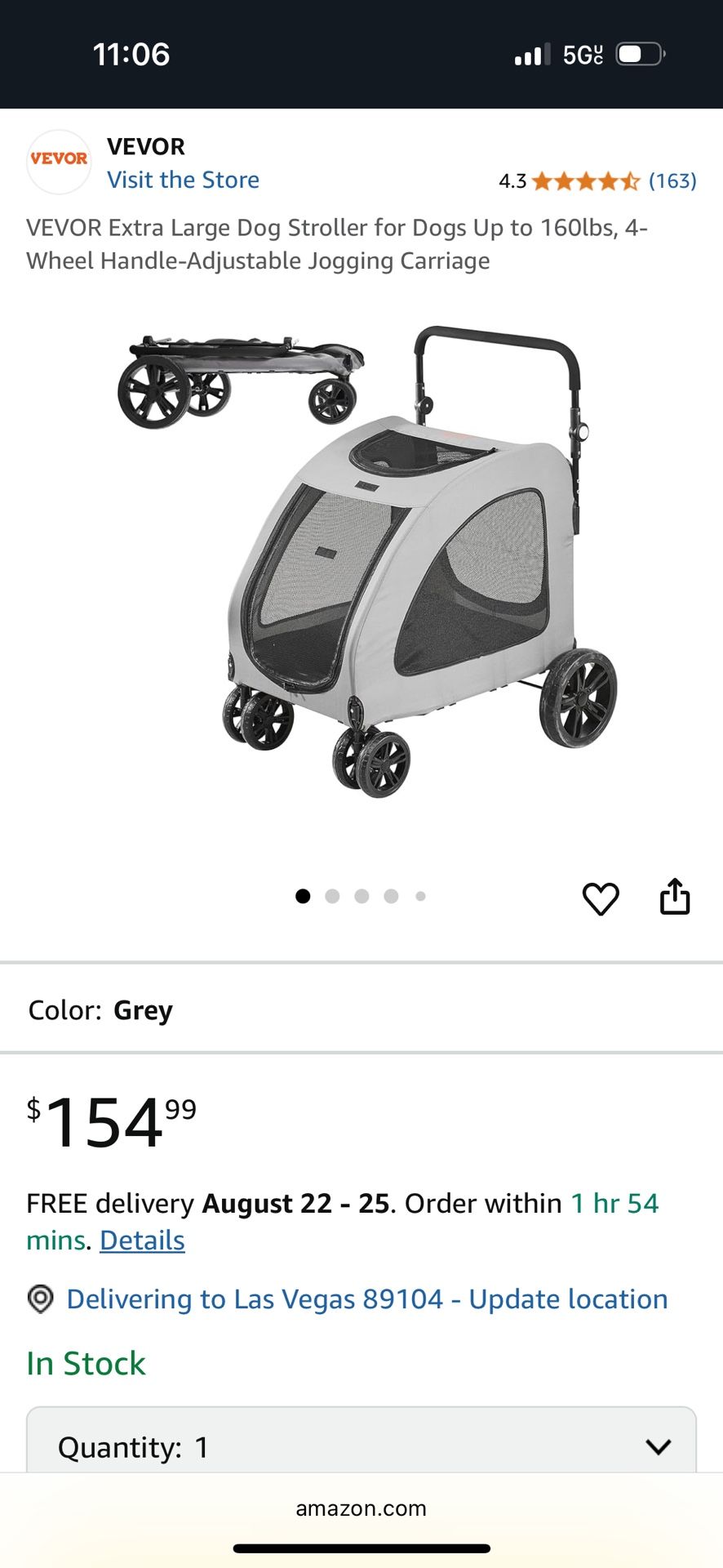 Brand New Large Dog Stroller