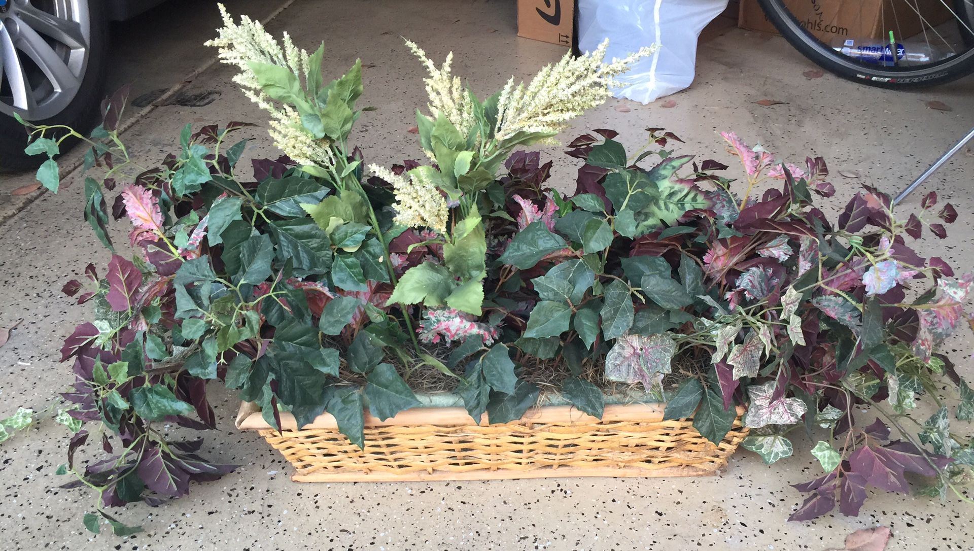 Centerpiece Plastic Flower Arrangement