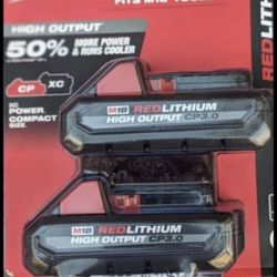 Milwaukee
M18 18V Lithium-Ion HIGH OUTPUT CP 3.0Ah Battery Pack (2-Pack)
