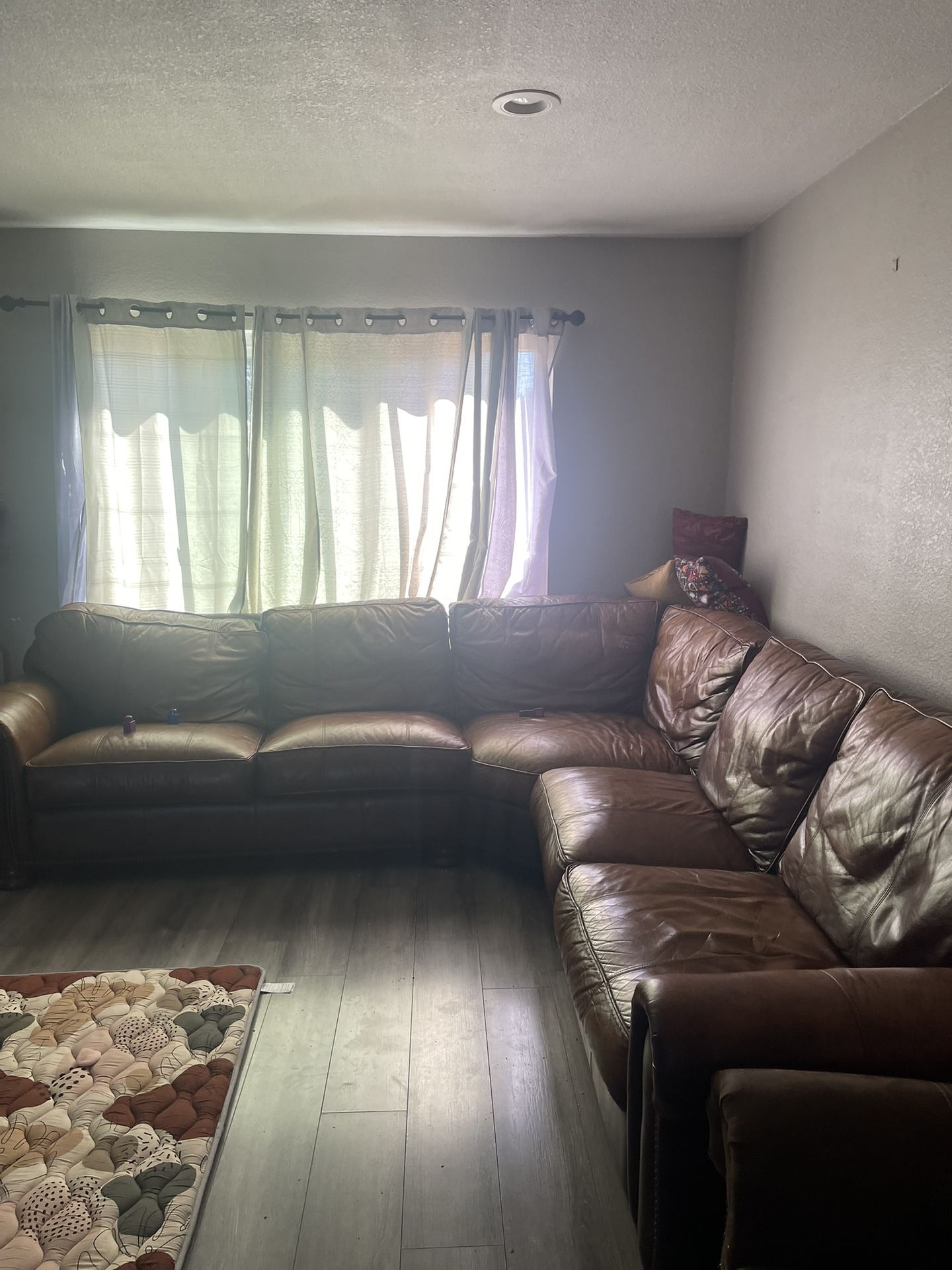 Leather Sectional Couch