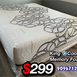 King Sky Comfort Bamboo Cool Gel Memory Foam Mattress