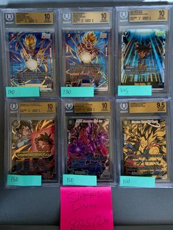 Dragon Ball TCG SLABS and singles!