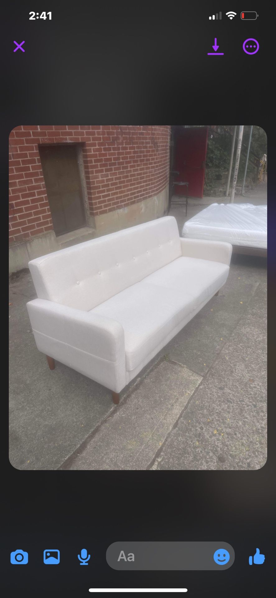 Lightweight Sofa-or-Designer Two Person Cedar Sofa-or-beige New Sleeper Sofa, Full-Size- Or - Buffet Tables  ,cheaper New 