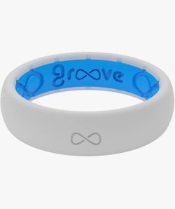 2 Groove Silicone Rings Size 4 & 7