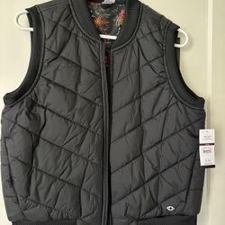Sofia Active by Sofia Vergara Women's 2-in-1 Light Weight Reversible Puffer Vest