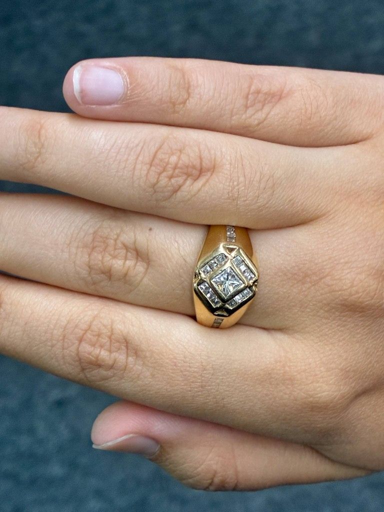 14K Gold Diamond Ring