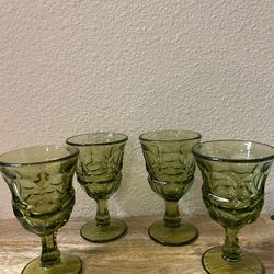 Fostoria Green Goblets