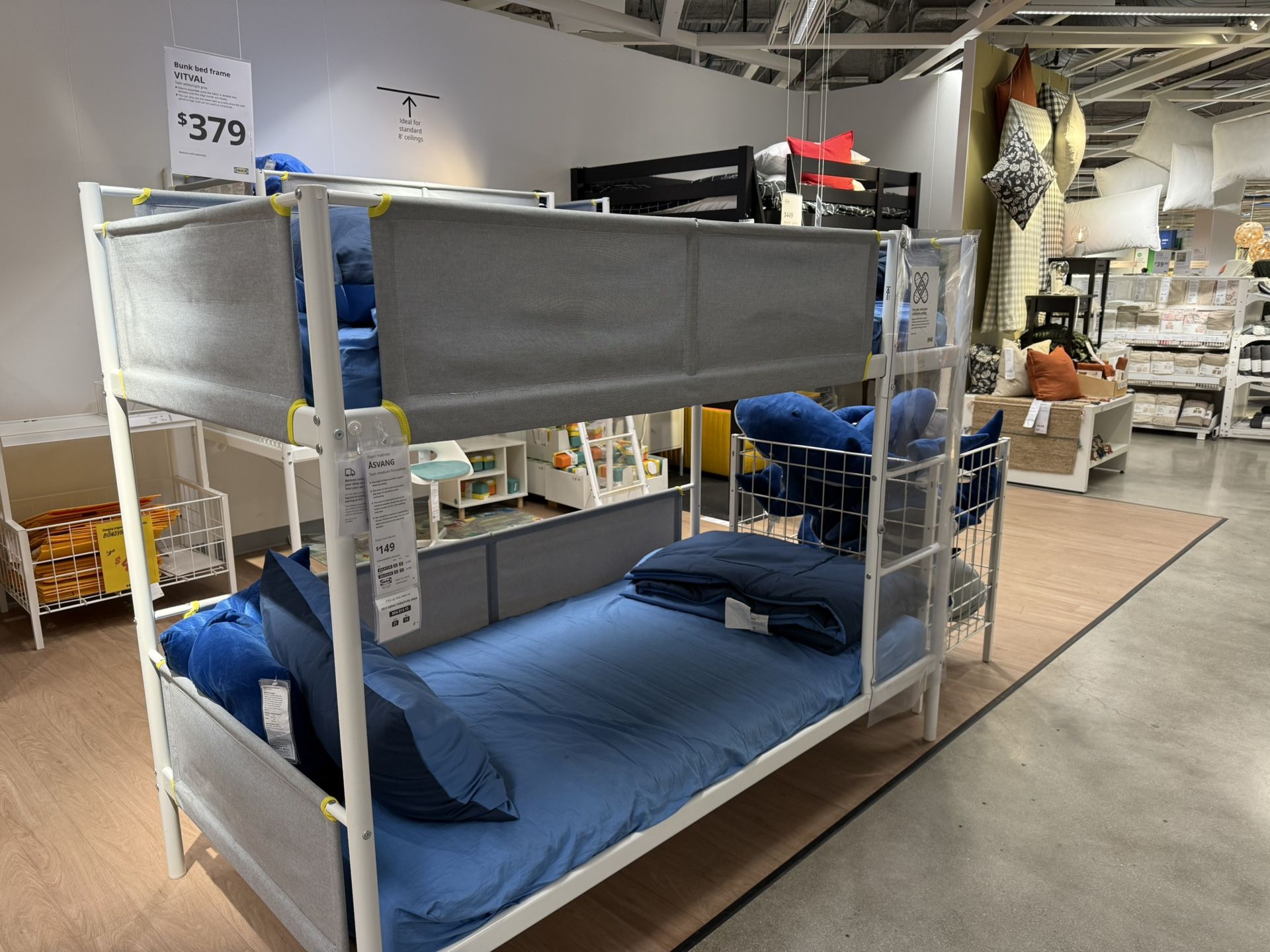 Ikea Bunk Bed (Metal)