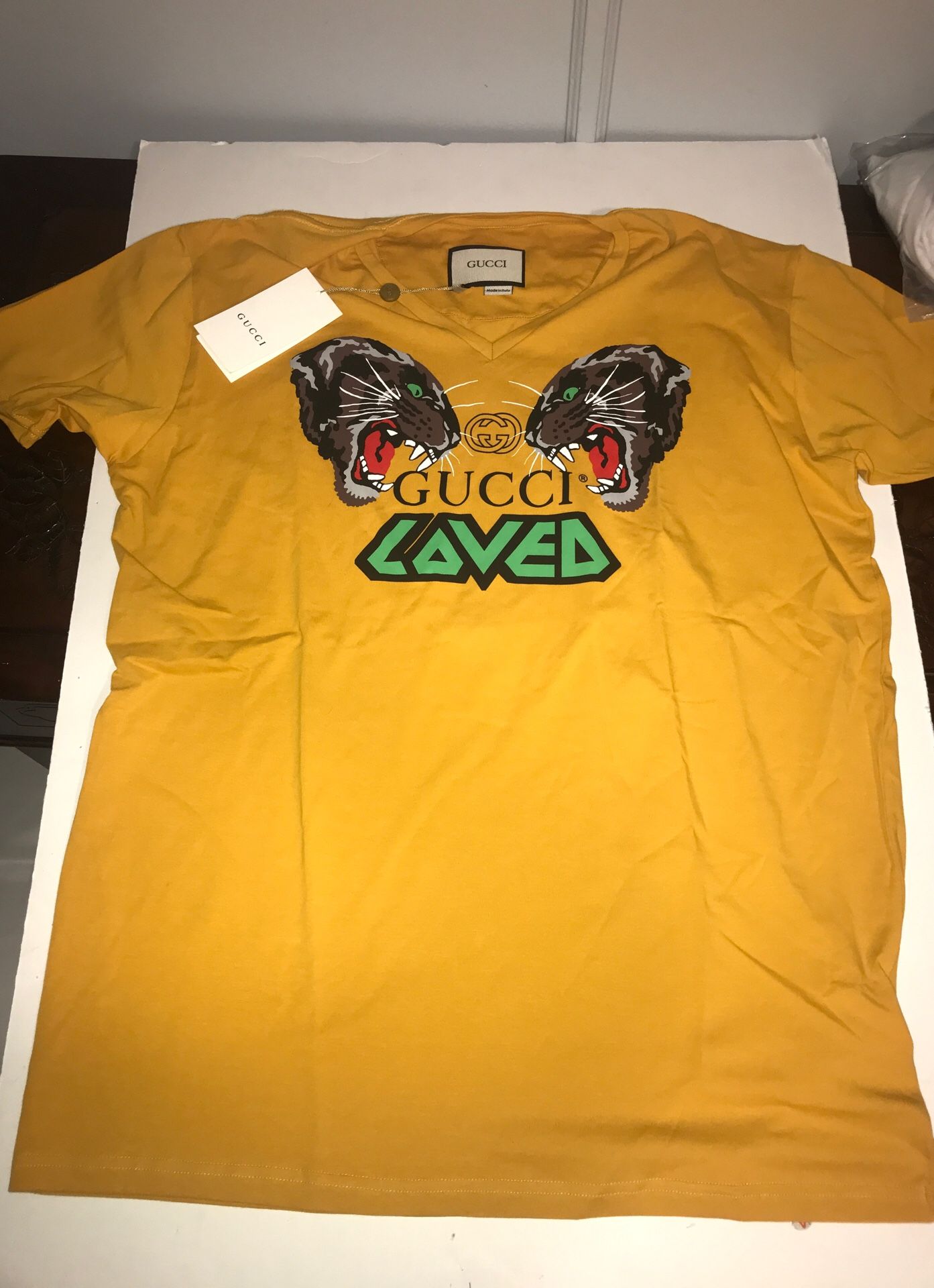 Yellow Gucci T-Shirt 3xl
