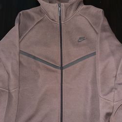 Men's Nike Tech Full-Zip Fleece Windrunner Hoodie Mens Large NEW WITH TAGS Brown