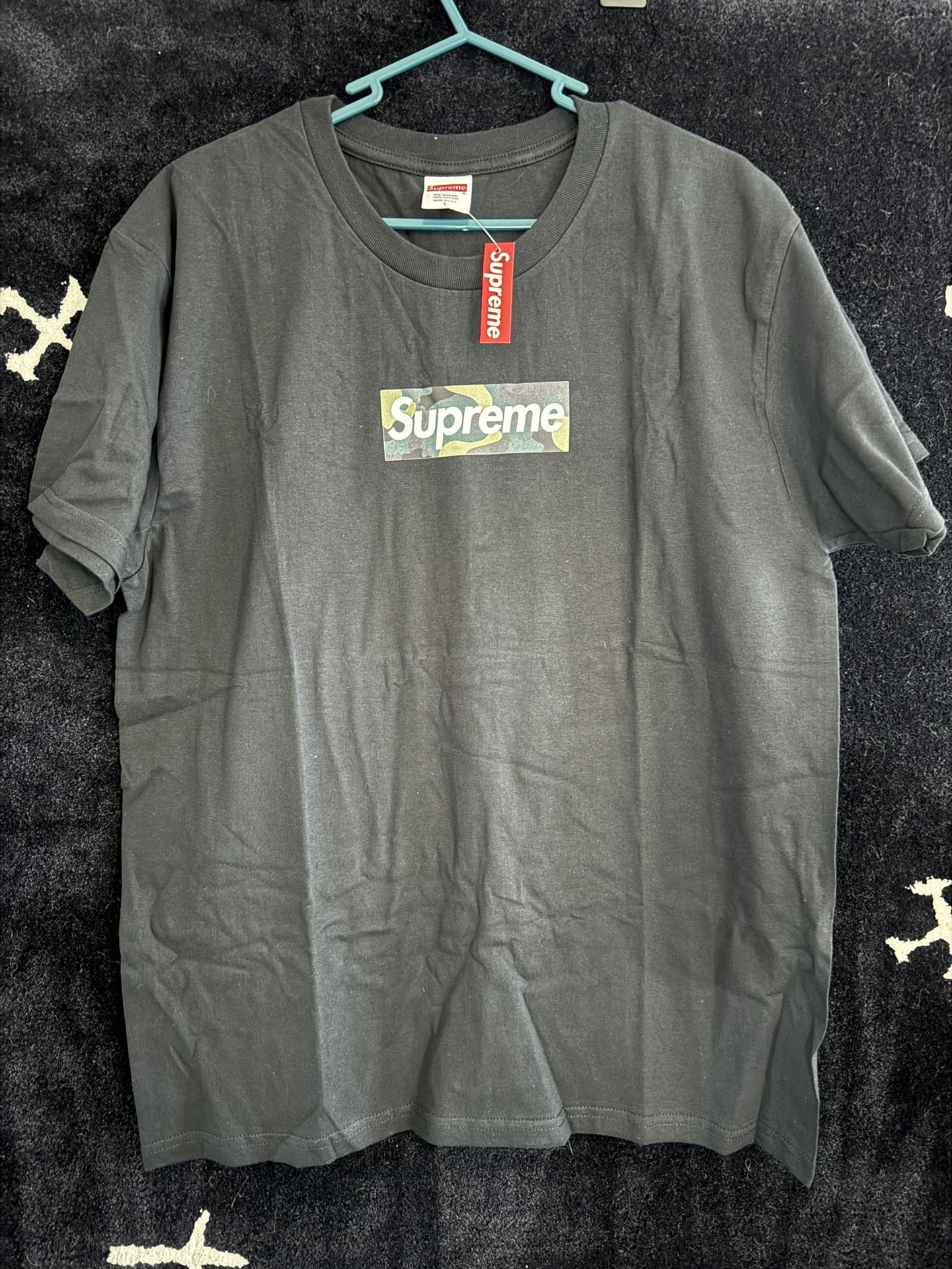 Supreme Camo Box Logo Print T-Shirt