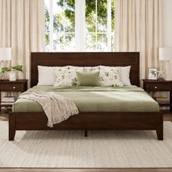 King bed frame,solid wood