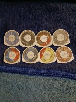 PSP UMD Game Lot of 8 Discs