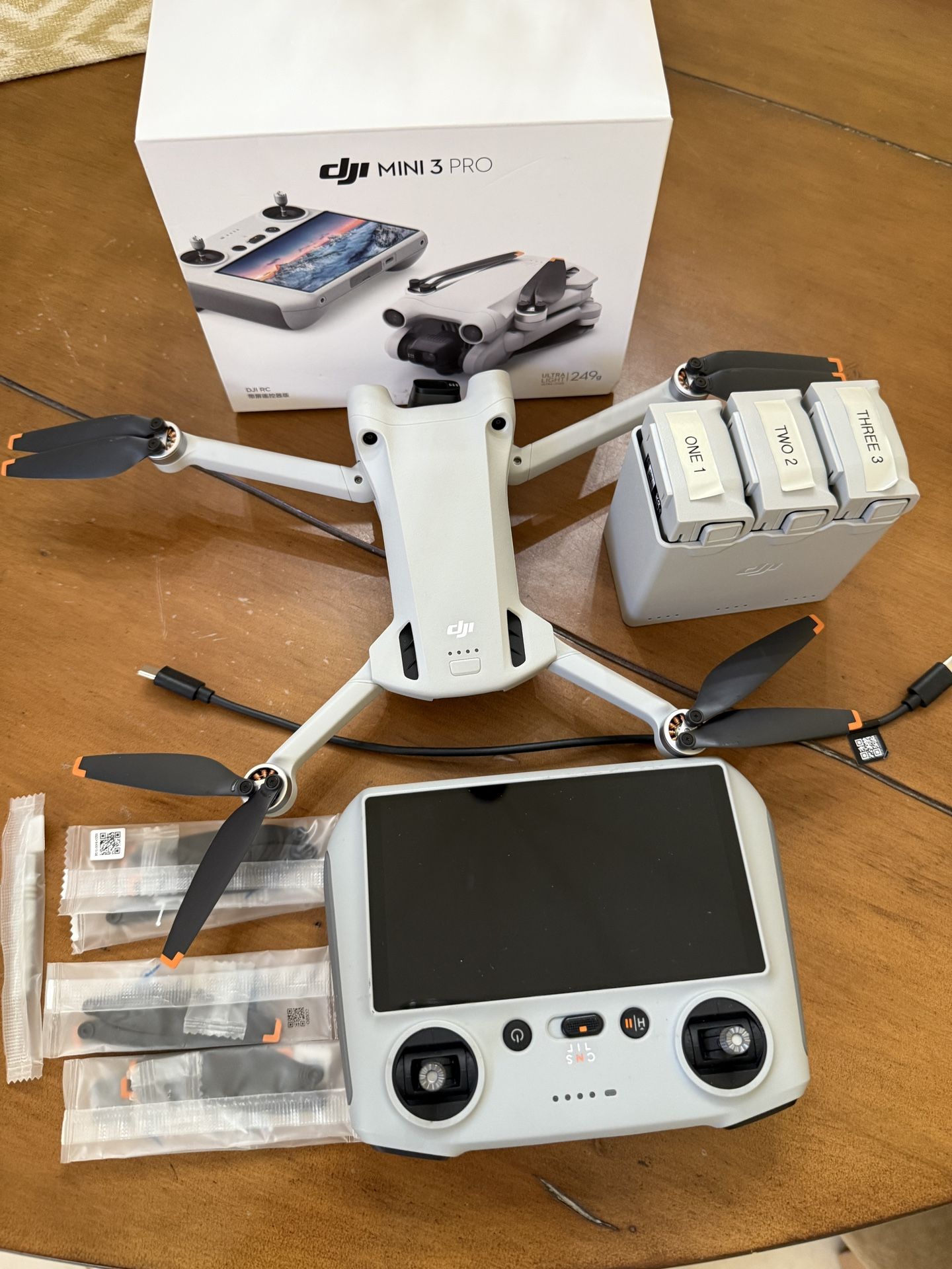 DJI Mini 3 Pro Drone With DJI RC And 3 Batteries!! N