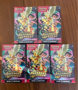 Pokemon Ascended Heroes Booster Bundle (Set Of 5)