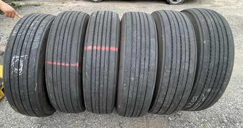 295/75/22.5 Michelin steer $250 each no installation only Pick up