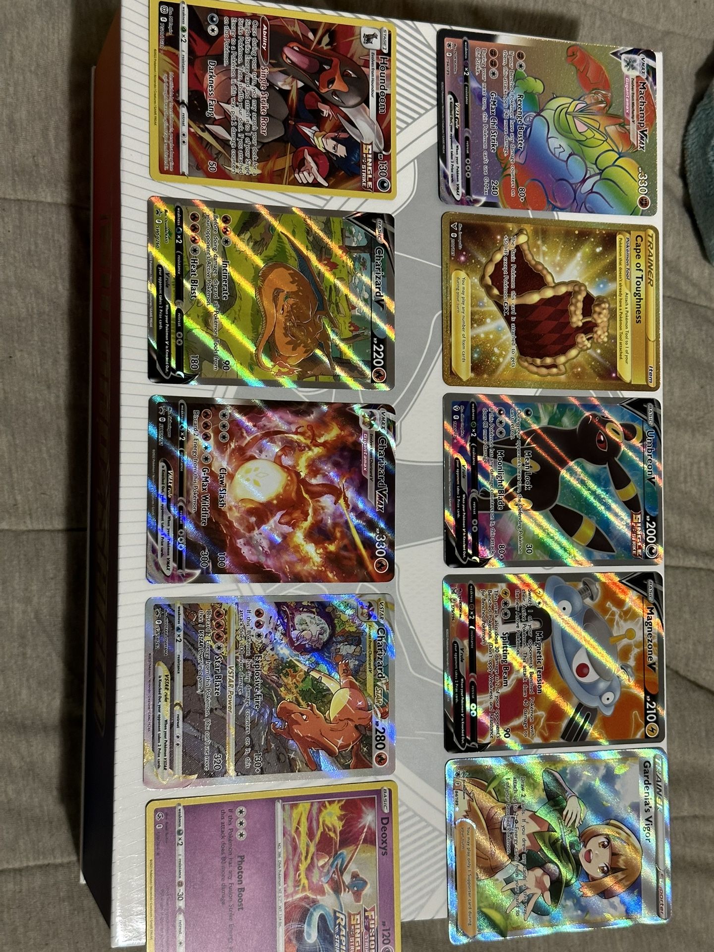 umbreon charizard and more all PSA 10 quality Over $900 If Graded