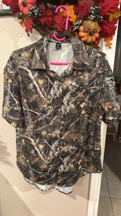 Adult small Camouflage Button Up