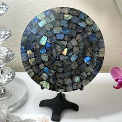 Labradorite  💙Comes with stand 